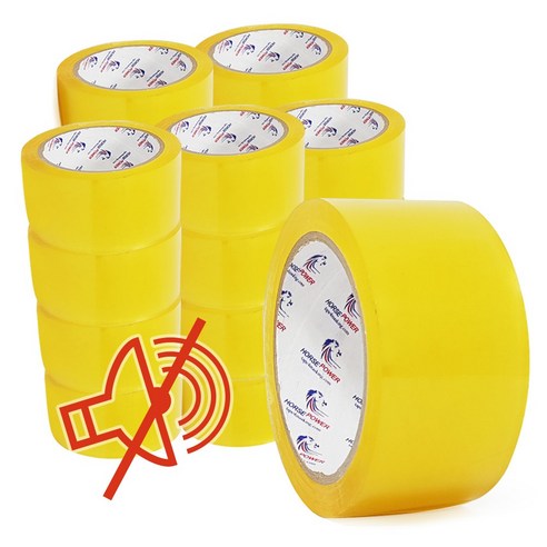 홀스파워 무소음 OPP 투명 박스테이프 48mm x 40m, 투명무소음, 20개