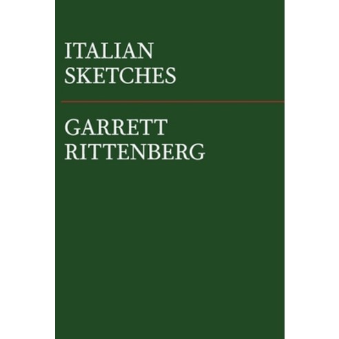 Italian Sketches Hardcover, Bowery Books
