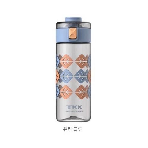 원터치 휴대물병 휴대용 에코 물병 플라스틱, 파란색2, 450ML