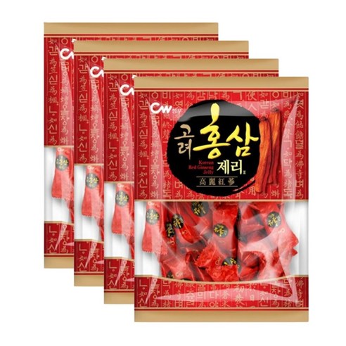 라이크 청우식품 고려홍삼제리2, 4개, 350g