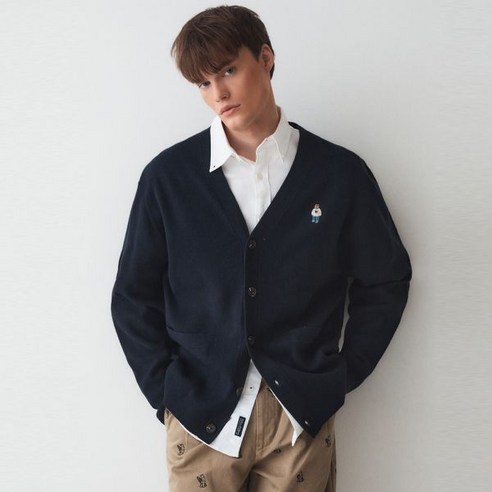 후아유 [N도착]스티브 브이넥 카디건 / WHCKE1131U Steve V-neck Cardigan 134281
