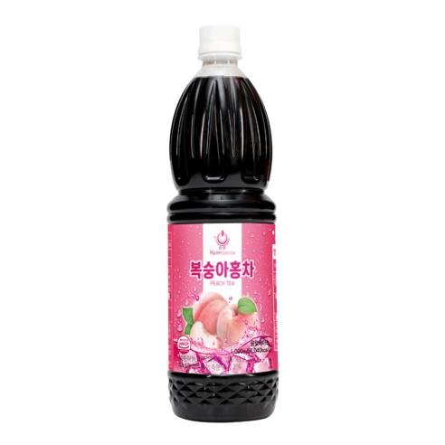 스위트컵 복숭아 농축액, 1.9kg, 1개 아이스티원액 11 해피스위치 원액 희석음료 복숭아홍차 스위트 음료, 1000ml, 1개