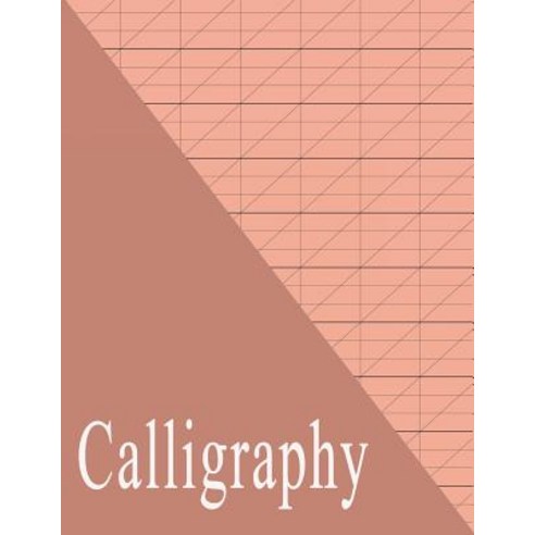 (영문도서) Beginners Calligraphy Workbook: Slanted Practice Grid Paper - Rose Gold Paperback, Independently Published, English, 9781793425751