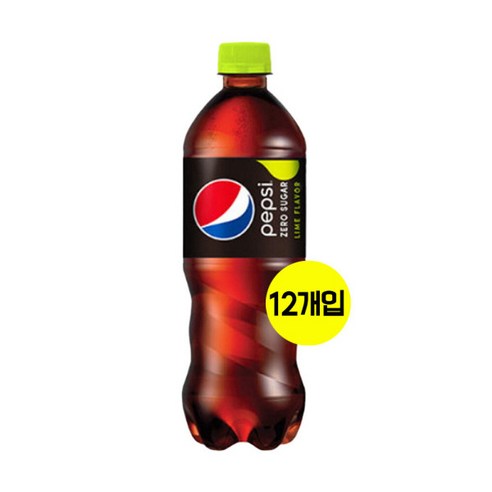 롯데 펩시 제로슈거 라임향 1.25L 12pet(업소용) 244189, 12개