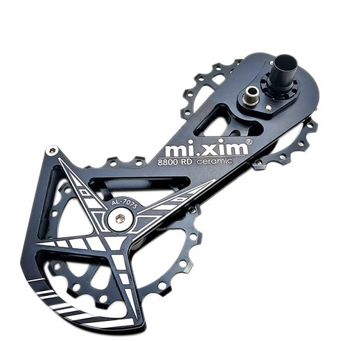 Retemporel Mi.Xim 자전거 뒷변속기 풀리 가이드 휠 8800 액세서리 블랙