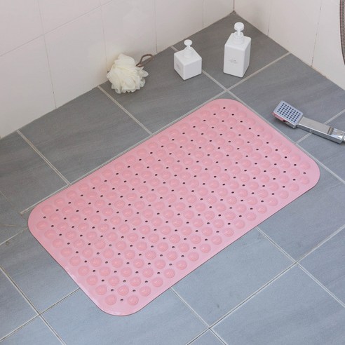 [SW] 새로운 목욕 매트 36x71cm 흡입 컵 안전 샤워 욕조 매트 미끄럼 방지 욕실 바닥 매트 PVC 방수 마사지 발 패드 2019, 36CMx71CM, 1xAnti-slipMat