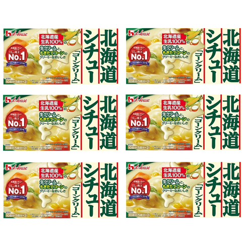 하우스 홋카이도 스튜, 180g, 6개