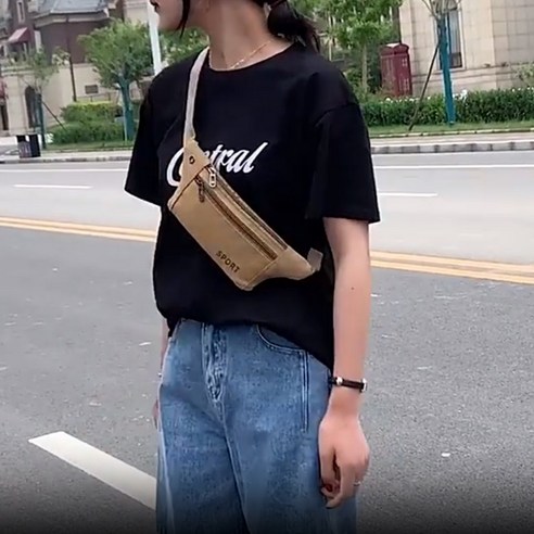 엘브렛 미니 크로스 백 힙색 소매치기 방지 가방 스포츠 기능성 남녀 공용