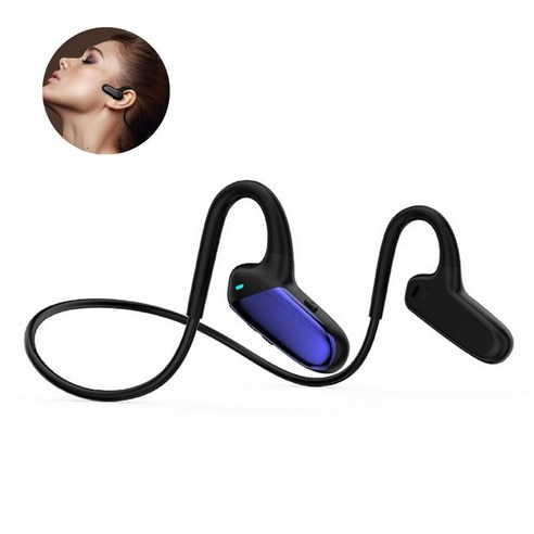 캠아웃도어 F808 골전도 블루투스 이어폰, 블루
