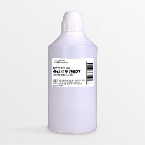 발향력 좋은 프래그런스 오일 원액, 126.플레르 도란줴27, 500ml, 1개