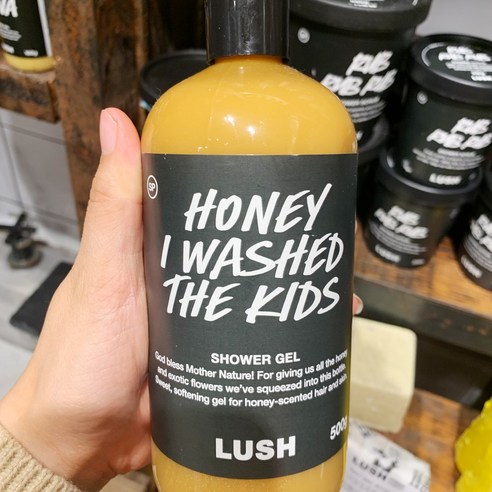 Lush 러쉬 허니 아이 워시드 더 키즈 샤워젤 500g 바디워시, 1개