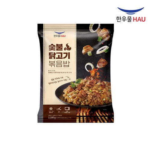 한우물 숯불닭고기 볶음밥 300g x 7개 / 코스트코 냉동 볶음밥 (아이스박스 무료포장), 2100g, 1개