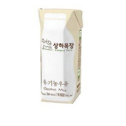 상하목장 유기농 우유, 125ml, 24개