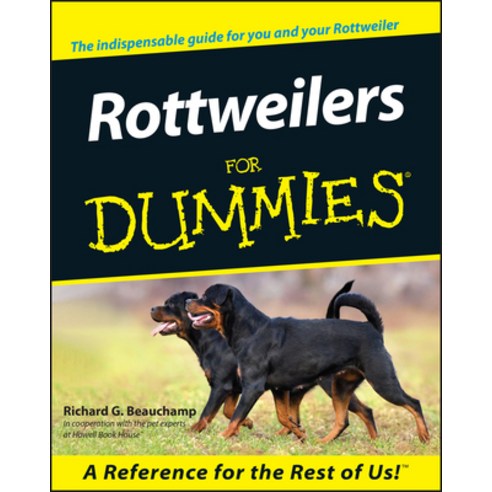 (영문도서) Rottweilers for Dummies Paperback, English, 9780764552717