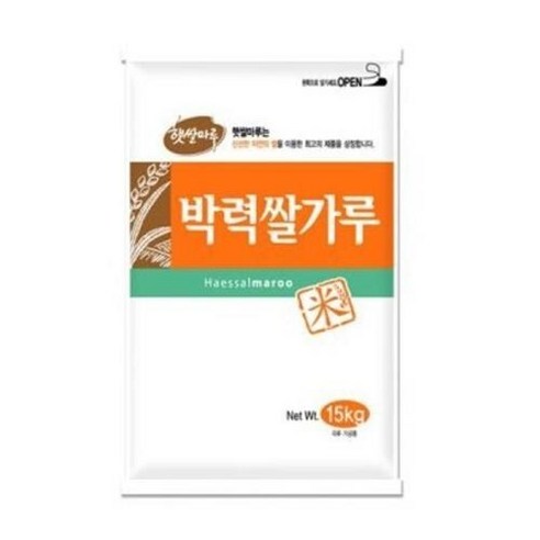 [대두식품] 박력쌀가루_수입 15kg, 3세트