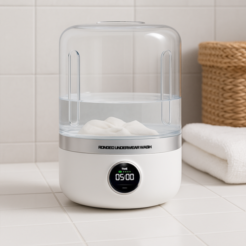 RONGEO 미니 세탁기: 여행과 캠핑을 더 가볍고 상쾌하게!