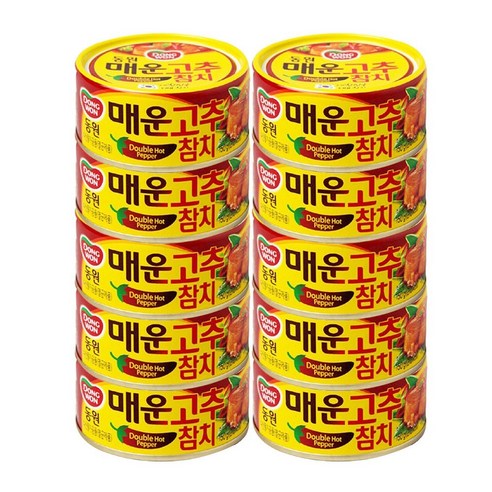 동원 매운 고추참치 통조림, 150g, 430개