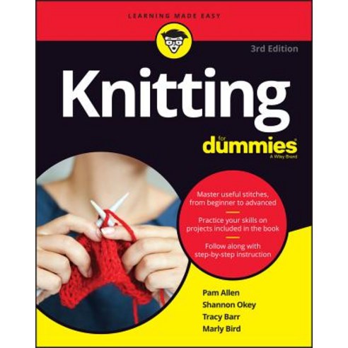 Knitting For Dummies 3rd Edition Paperback, English, 9781119643203