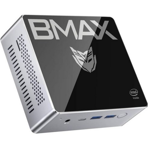 Bmax 미니 PC Gemini Lake N4120 최대 2.6GHz 컴퓨터 8GB LPDDR4128GB SSD 트리플 디스플레이 4K 60Hz 기가비트 이더넷 듀얼 밴드 와이파이, 8GB+256GB