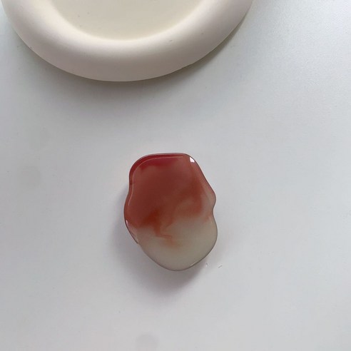 혜윤 휴대폰 대리석 원석 스마트톡, 1개, 브라운 대리석