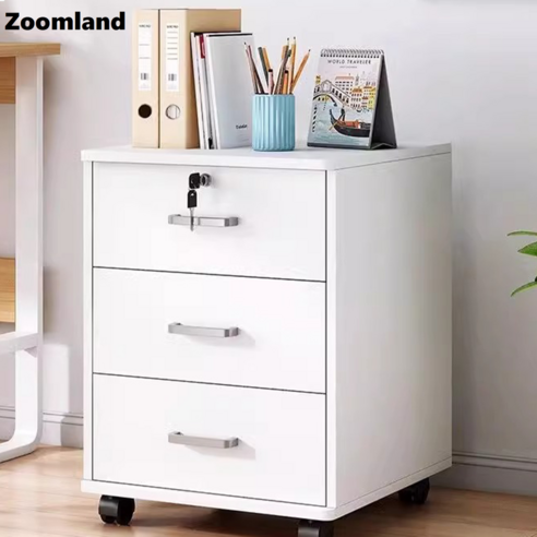Zoomland 이동식서랍 사무용서랍장 수납장 책상서랍장, 37CM, A