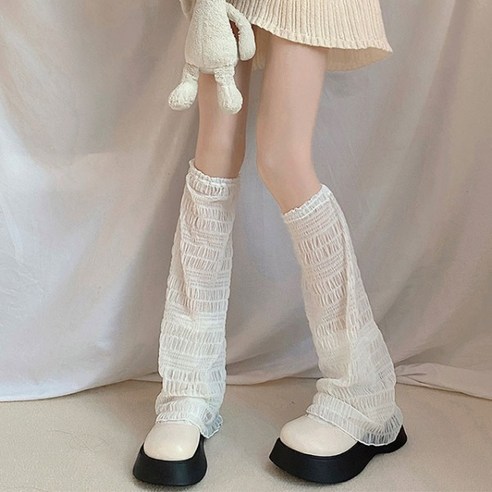 하라주쿠 감성을 담은 레이스 레그워머, 당신의 겨울 스타일을 완성하다 여름레그워머