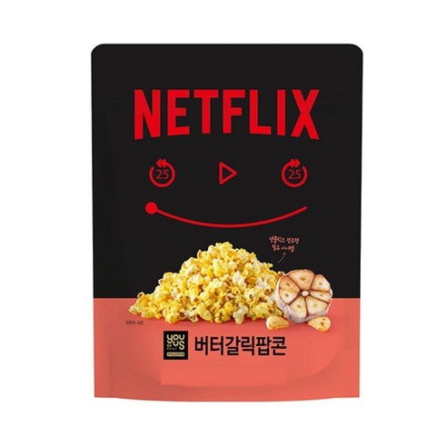 넷플릭스 콤보팝콘 점보팝콘 정주행 필수템 400g, 1개