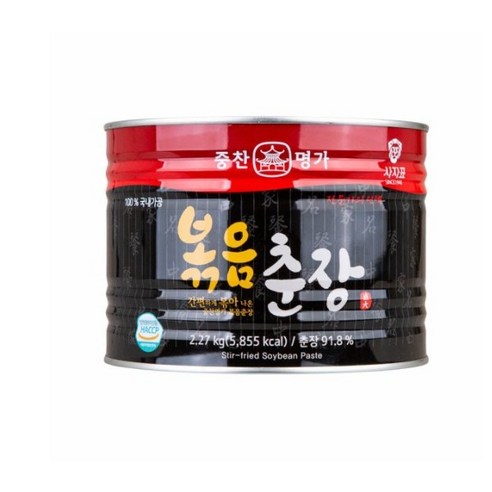 중찬명가 사자표 볶음춘장, 맛의 비밀이 담긴 고소한 조미료 사자표춘장