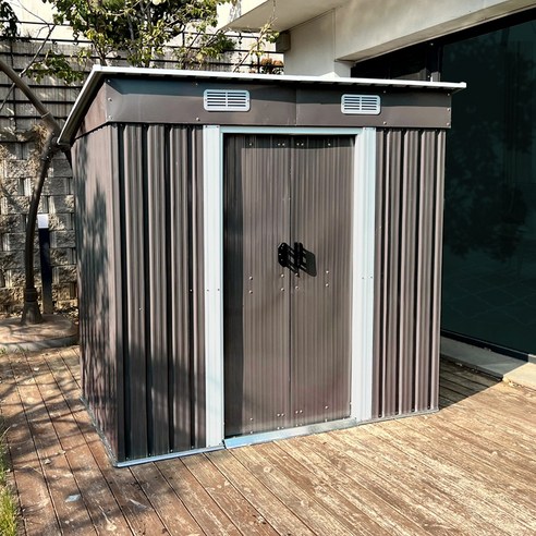 4x6 레드와이 스틸창고: 다용도 보관을 위한 견고한 솔루션