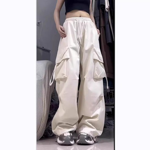 루트엑스 다이어트 댄스복 줌바댄스바지 힙합바지 에어로빅복 여성 방송댄스복, XL, 베이지