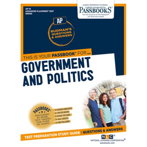 (영문도서) Government and Politics (U.S.) (Ap-10) 10: Passbooks Study Guide Paperback, English, 9781731862105