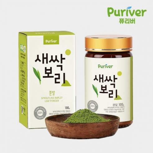 100% 국내산 유기농인증 어린 보리잎 새싹보리분말(100g), 6개, 100g