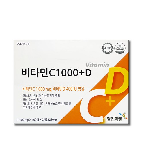 영진약품 비타민C 1000플러스D 비타민D