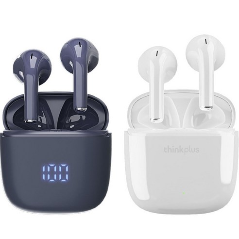 레노버 디스플레이 버전 블루투스이어폰, 블루 1개 + 화이트 1개, XT830 Pro