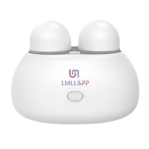 LMLL&PP 고주파 전방위 세척 콘택트 렌즈 세척기, 휴대용 진동식, 1개, 화이트 렌즈대여