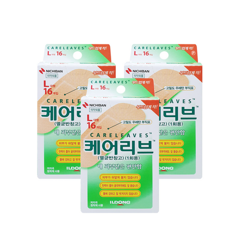 케어리브 멸균반창고 기본형, 16개입, 18개