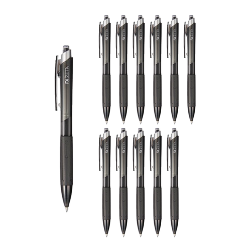 모나미 FX 제타 펜 0.7mm, 흑색, 24개