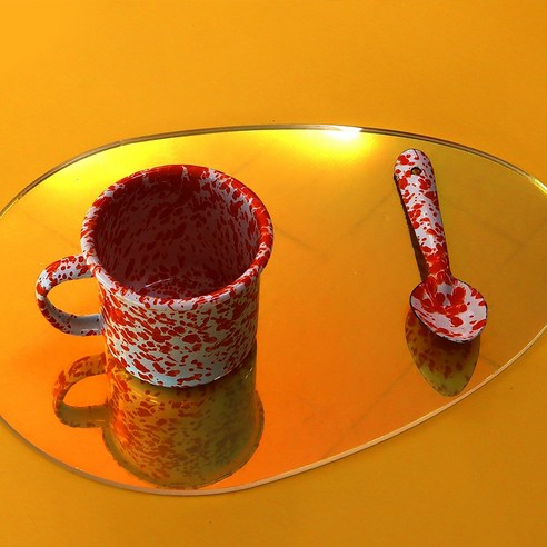 버블 마블 법랑 식기: 캠핑 감성을 물들이다