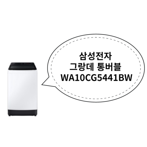 삼성전자 그랑데통버블 WA10CG5441BW