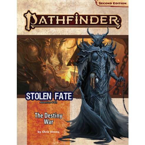 (영문도서) Pathfinder Adventure Path: The Destiny War (Stolen Fate 2 of 3) (P2) Paperback, Paizo Inc., English, 9781640785175