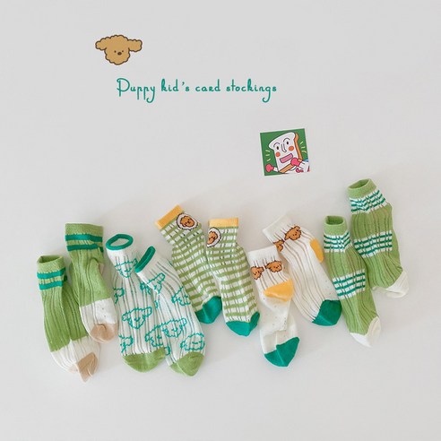 리틀퍼피 메쉬양말: 시원하고 사랑스러운 여름 필수템!