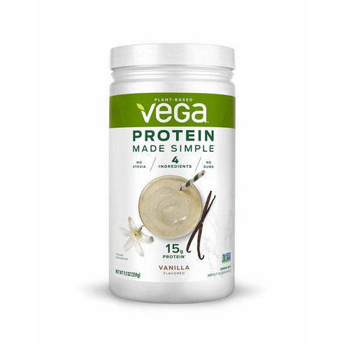 Vega 베가 식물성 프로틴 파우더 노스테비아 259g, 1개, 259g × 1개