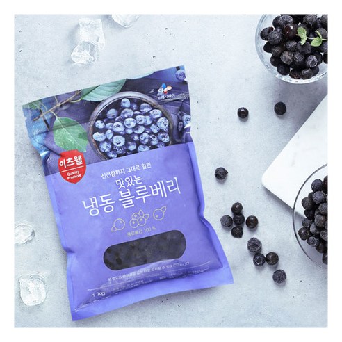 [씨제이프레시웨이] 냉동 블루베리 1kg, 1개