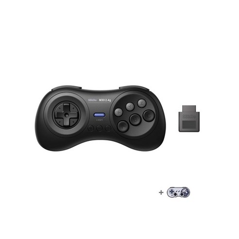 8BitDo M30 2.4G Wireless GamePad for Mega Drive 블랙 [메가 드라이브SWITCH(유선)용 컨트롤러], 상세페이지 참조, 상세페이지 참조