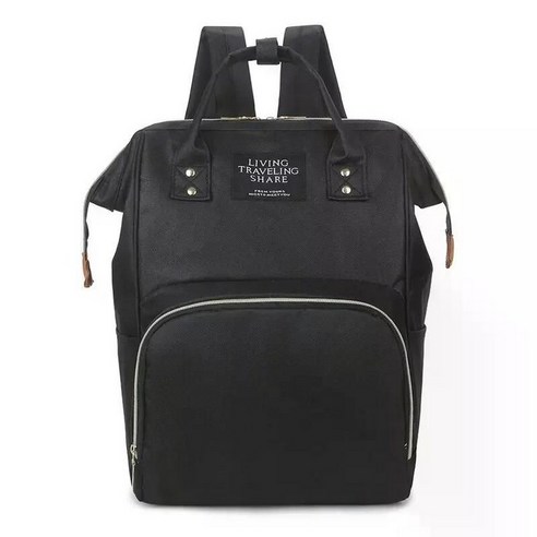 옥스포드 다기능 대용량 지퍼 엄마 가방 여행용 배낭 새로운 패션 아기 젖병가방 기저귀가방, 11 인치, 그린