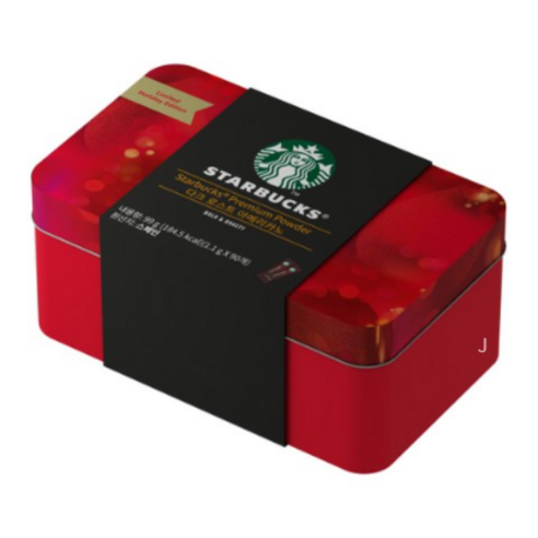 스타벅스 윈터팩 다크 로스트 아메리카노 1.1g x 90p + 홀리데이 틴케이스 세트, 60세트