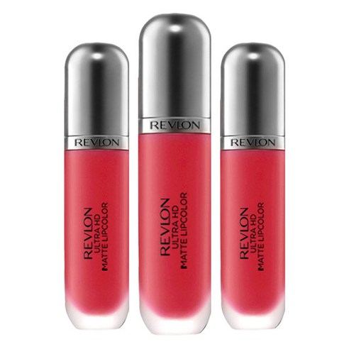 레브론 울트라 HD 매트 립컬러 틴트 5.9ml, 625 HD 러브, 3개