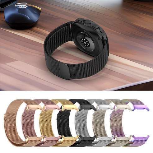 오르몽트 갤럭시워치7 울트라 밀레니즈 루프 메탈 밴드 47mm 스타라이트, 마그네틱 통기성 경량스트랩 1개 갤럭시워치7스트랩 오르몽트 갤럭시워치7 울트라 밀레니즈 루프 메탈 밴드 47mm 스타라이트, 마그네틱 통기성 경량스트랩 1개 갤럭시워치7스트랩