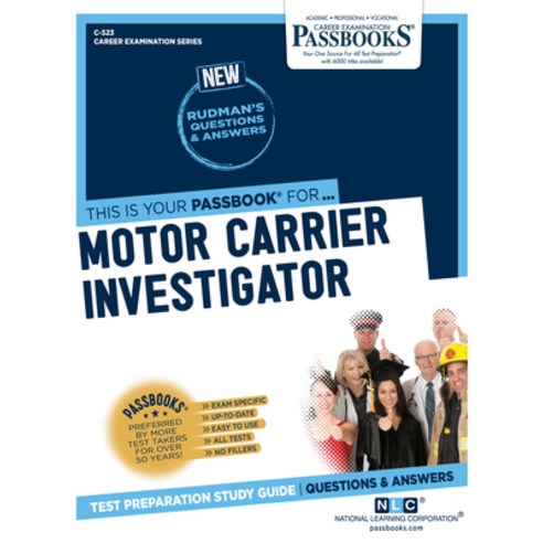 Motor Carrier Investigator Volume 523 Paperback, Passbooks, English, 9781731805232
