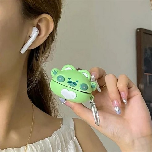 에어팟 케이스 감성 3D 고양이 몬스터 삼성 갤럭시 버즈 2 프로 키체인 실리콘 버드 모든, L_For Galaxy Buds FE